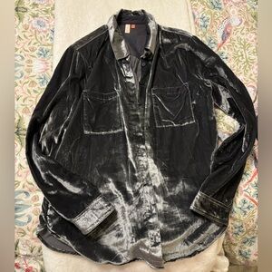 Pilcro- velvet button down